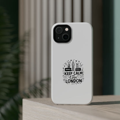 Keep Calm and Love London Magnetic Phone Case