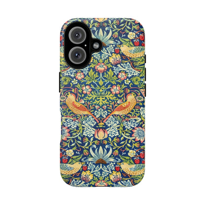 Floral Phone Case | Tough Cases, Stylish Protection, Unique Gift, Eco-Friendly, Floral Pattern, Bird Design