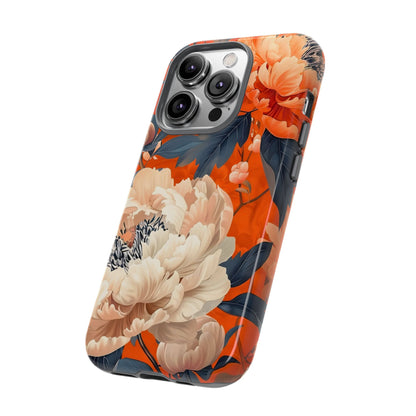 Floral Tough Case, Durable Floral Phone Case, Stylish Protection Case, Gift for Her, Spring Accessories, Mother’s Day Gift