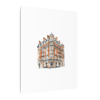 Artistic Matte Canvas Print of Historic Building, Wall Art Decor, Home Interior, Unique Gift, Fine Art, Architecture Lover, Urban Design