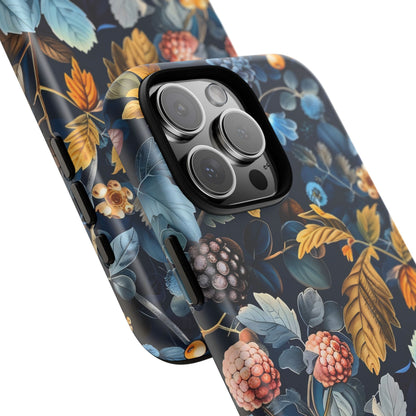 Floral iPhone Case, Tough Phone Cover, Nature-inspired Accessory, Gift for Her, Trendy Protection Case