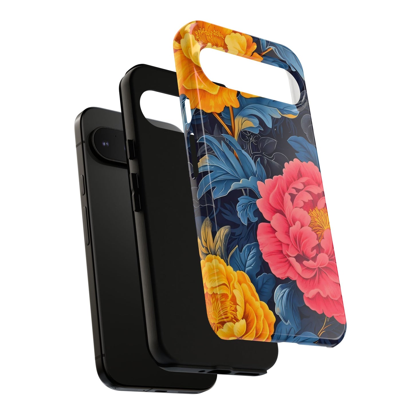 Floral Phone Case, Tough Cases, Stylish Mobile Cover, Gifts for Her, Phone Accessories, Unique Flower Design