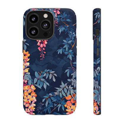 Floral iPhone Case, Tough Phone Cover, Gift for Her, Nature Lover Accessory, Spring Decor, Unique Floral Design