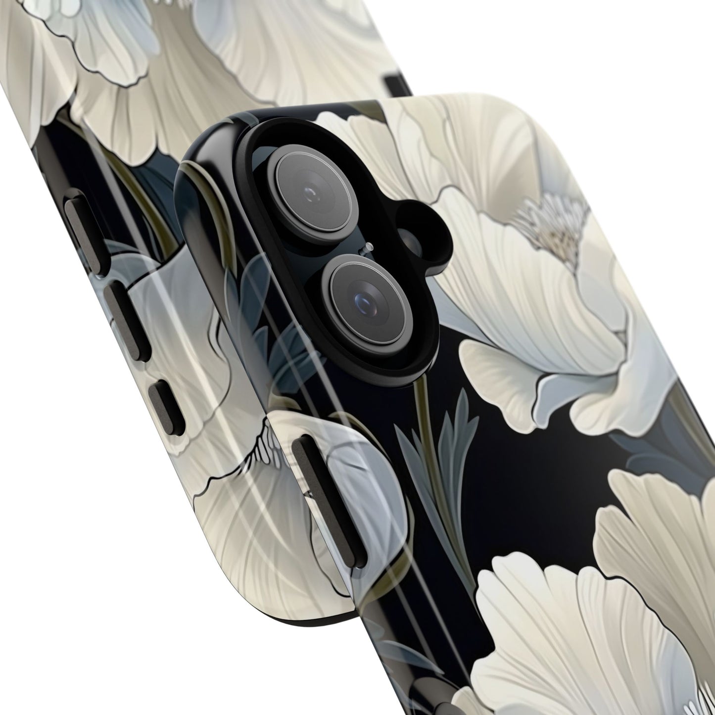 Floral Phone Case, Tough Cases for Women, Stylish Phone Cover, Floral Design Phone Protector, Nature Inspired Tech Accessories
