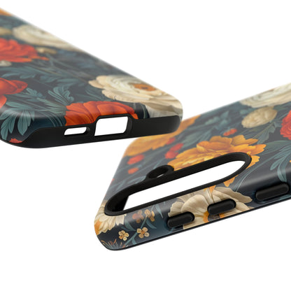 Floral Tough Case for Phones | Durable Floral Phone Cover, Boho Chic, Unique Gift for Her, Phone Protection, Flower Design