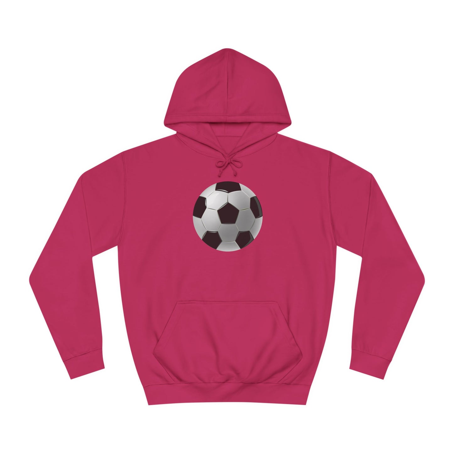 Dynamic Football Design - Sports Passion and Energetic Unisex College Hoodie