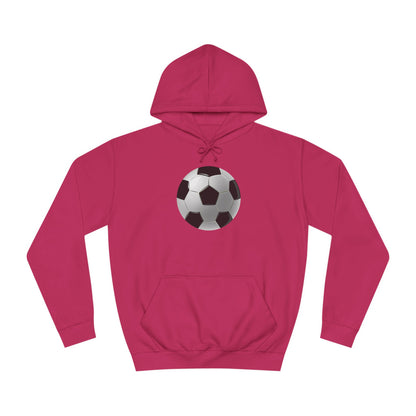 Dynamic Football Design - Sports Passion and Energetic Unisex College Hoodie