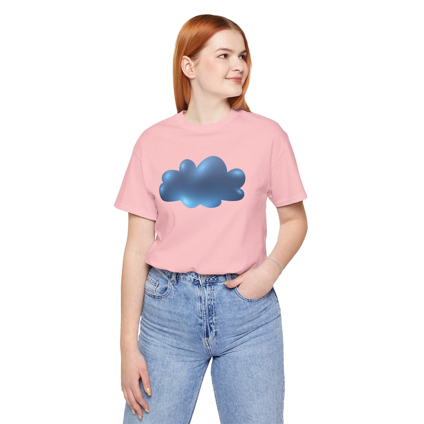 Unisex Jersey Short Sleeve Tee - Serene Cloudscape - Dreamy Cloud