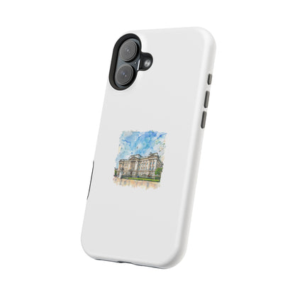 Artistic Magnetic Phone Case, Custom Tough Case, Unique Phone Cover, Gift for Travelers, Landscape Design, Protective Case