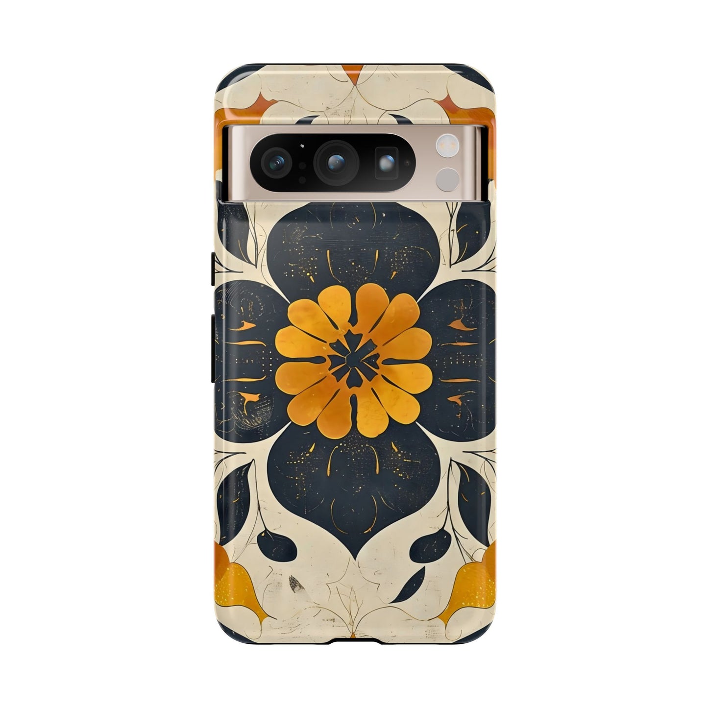Floral Phone Case - Tough Cases, Botanical iPhone Cover, Vintage Flower Design, Durable Smartphone Protection, Unique Gift Idea