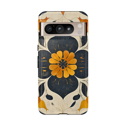 Floral Phone Case - Tough Cases, Botanical iPhone Cover, Vintage Flower Design, Durable Smartphone Protection, Unique Gift Idea