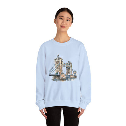 Unisex Heavy Blend™ Crewneck Sweatshirt - London Bridge - Iconic London Landmark