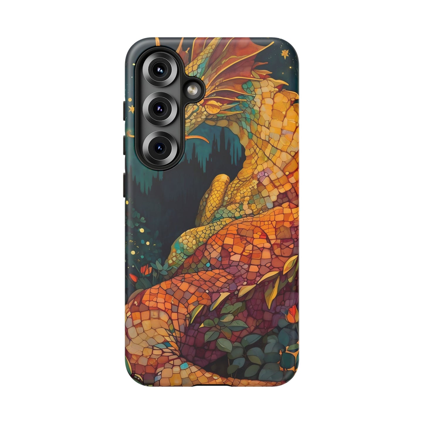 Dragon Art Phone Case, Tough Phone Cover, Fantasy Gift, Unique Mobile Accessory, Dragon Lover Gift, Stylish Protection