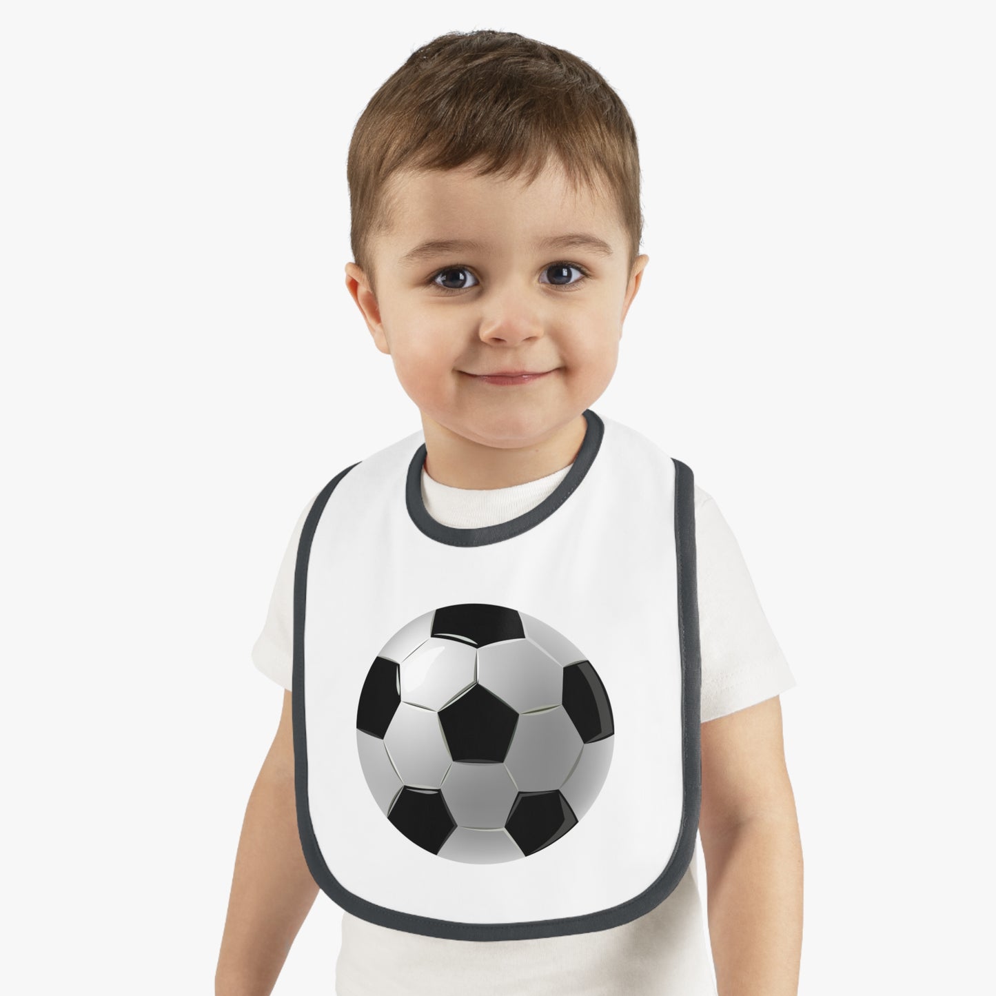 Baby Soccer Bib, Cute Sports Bib, Baby Gift, Football Bib, Modern Baby Bib, Baby Shower Gift, Newborn Apparel
