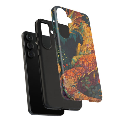 Dragon Art Phone Case, Tough Phone Cover, Fantasy Gift, Unique Mobile Accessory, Dragon Lover Gift, Stylish Protection