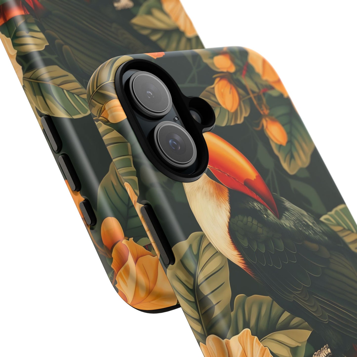 Tropical Toucan Phone Case, Exotic Bird Cover, Nature Lover Gift, Eco-Friendly Design, Customizable Tech Accessory