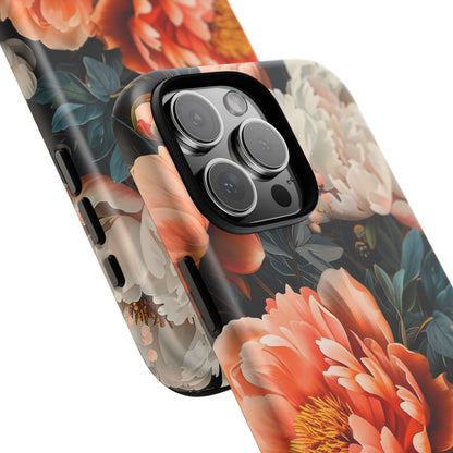 Floral Phone Case - Tough Cases, Durable Cover, Flower Design, Unique Gift, Phone Accessories