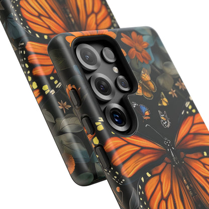 Monarch Butterfly Phone Case, Tough Cases, Nature Lover Gift, Floral Mobile Cover, Eco-Friendly Phone Accessory, Butterfly Design