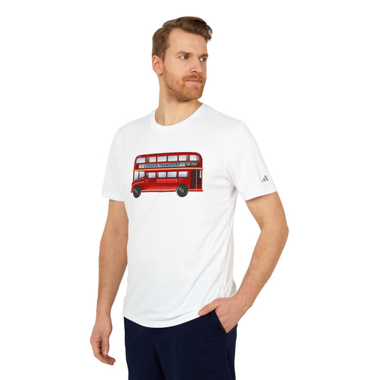 adidas Unisex Sport T-shirt - Through London’s Streets - The Red Double-Decker