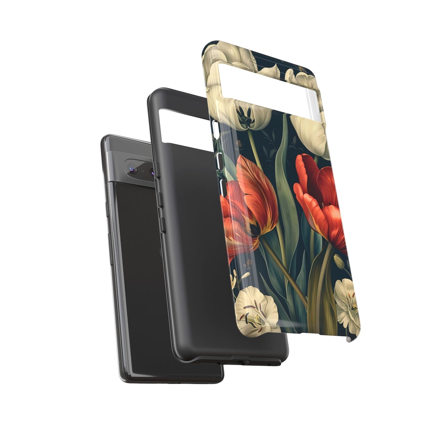 White Flower Tough Cases
