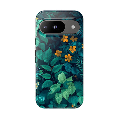 Tough Floral Phone Case, Floral Phone Cover, Nature-Inspired Phone Protector, Greenery Mobile Case, Eco-Friendly Gift Ideas