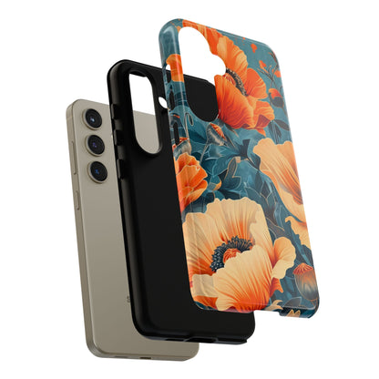 Floral Phone Case, Tough Cases for Protection and Style, Spring Aesthetic, Gift for Her, Phone Accessory for Nature Lovers