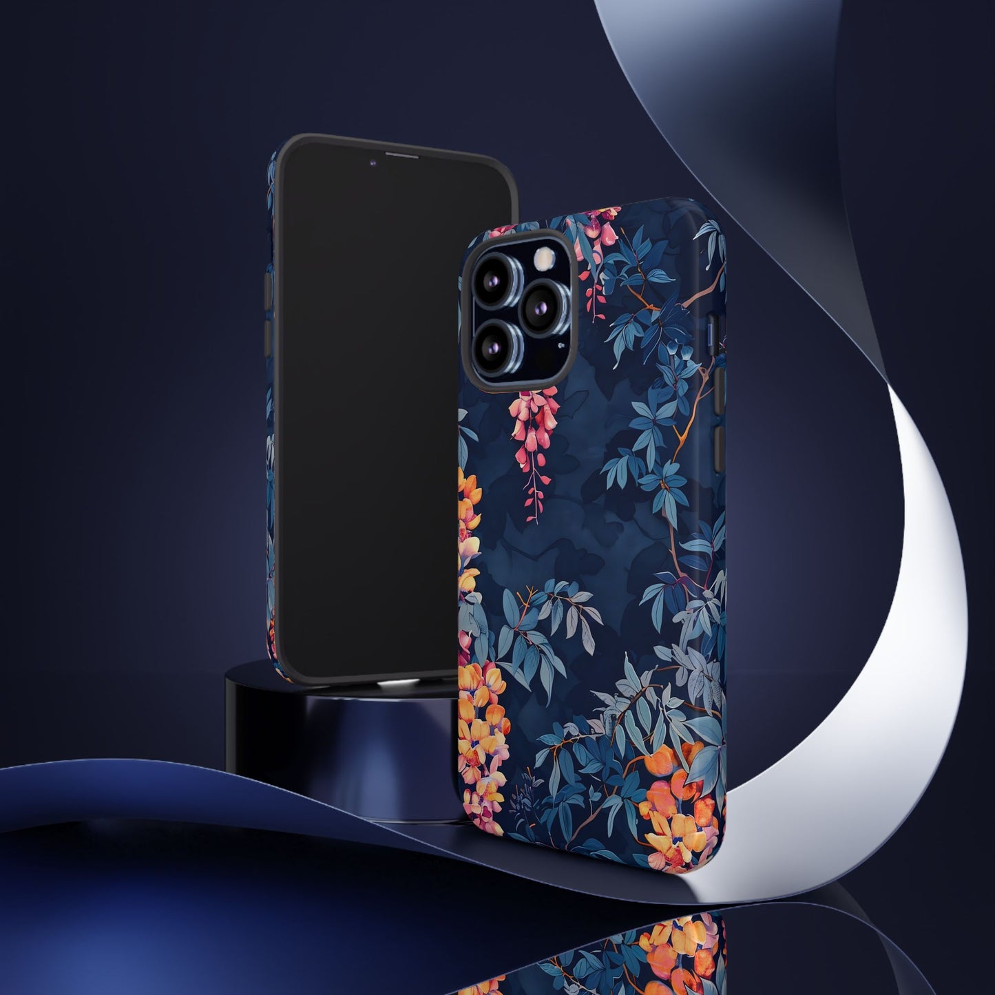 Floral iPhone Case, Tough Phone Cover, Gift for Her, Nature Lover Accessory, Spring Decor, Unique Floral Design
