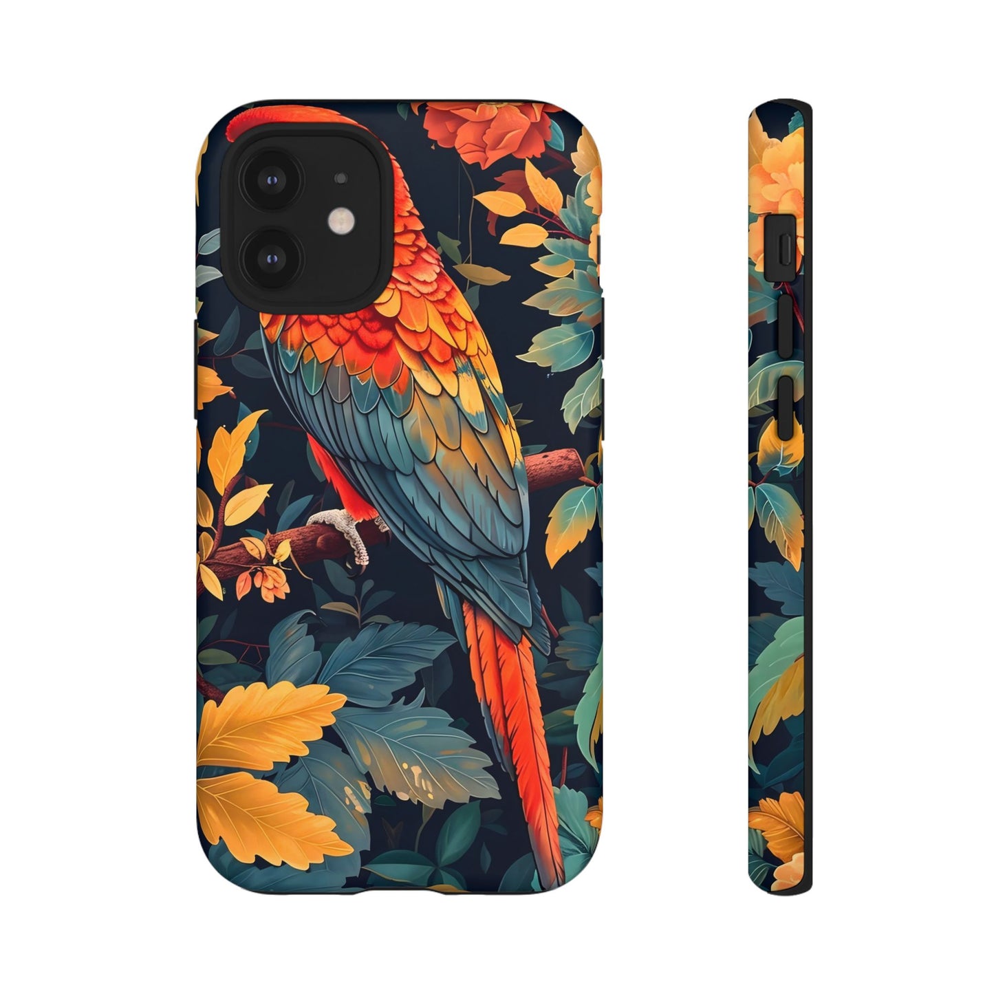 Vibrant Parrot Phone Case - Tough, Stylish, Nature-Inspired, Tropical, Wildlife, Perfect Gift, Summer Vibes