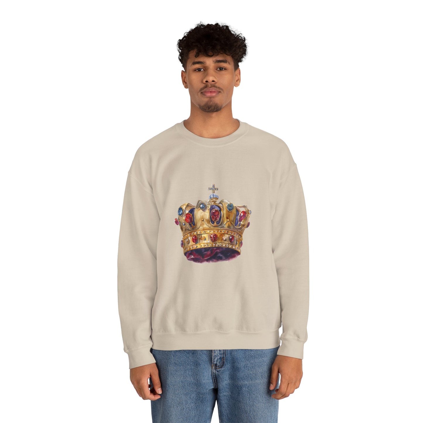Unisex Heavy Blend™ Crewneck Sweatshirt High Grade - British Royal Crown