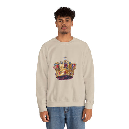 Unisex Heavy Blend™ Crewneck Sweatshirt High Grade - British Royal Crown