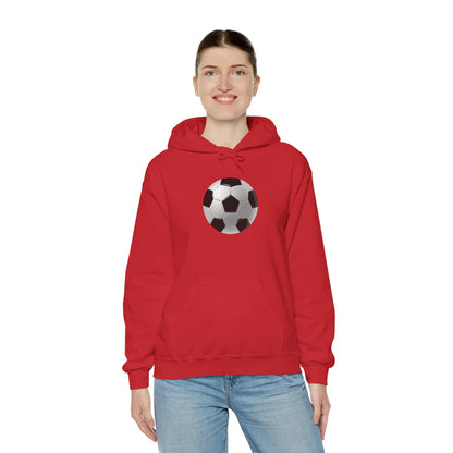 Dynamic Football Design - Sports Passion and Energetic Unisex Heavy Blend™ Hooded Sweatshirt