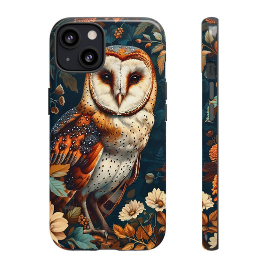 Barn Owl Phone Case | Tough Cases, Nature Lover Gift, Wildlife Accessory, Eco-Friendly Phone Protection, Unique Gift Idea