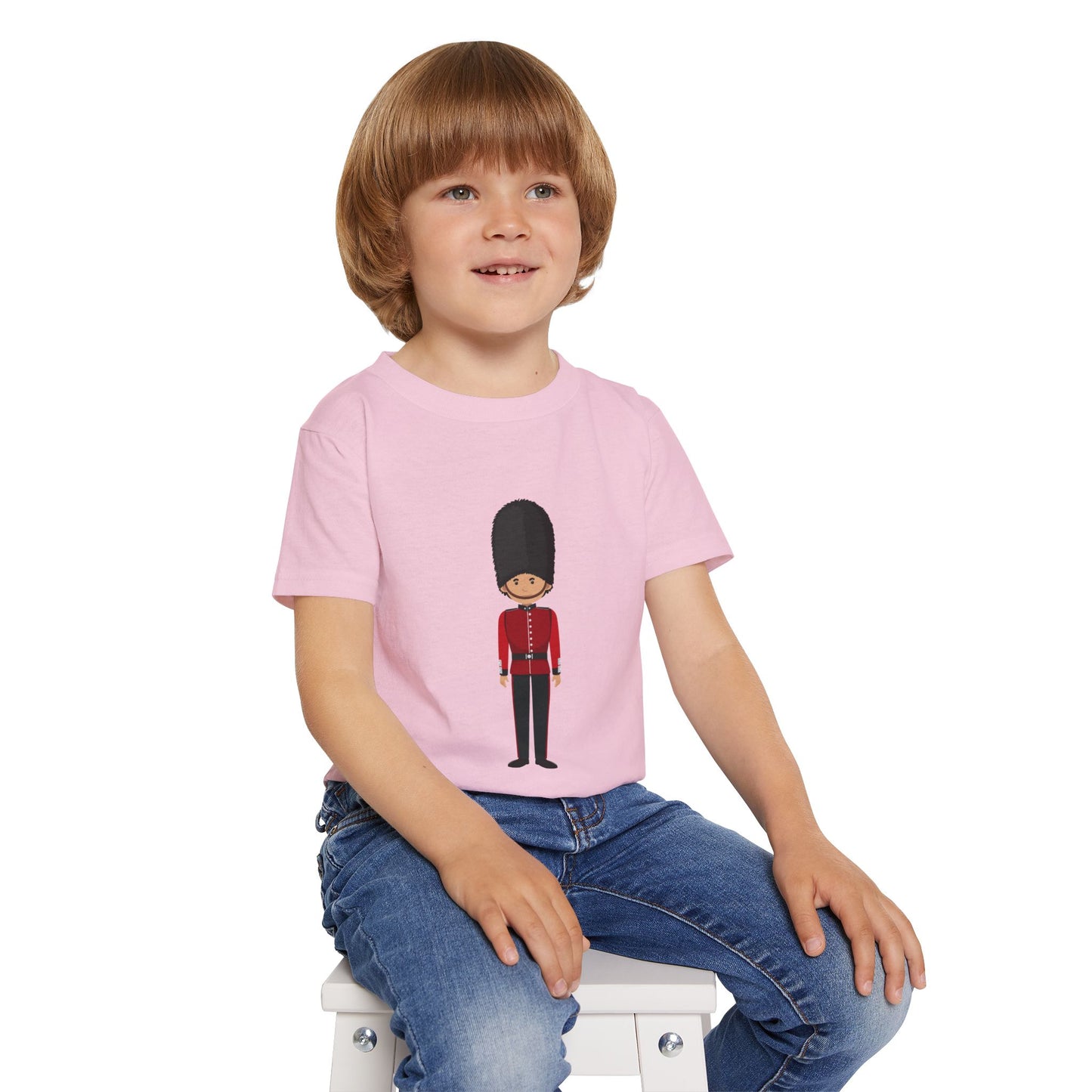 Fun Toddler T-Shirt - Cartoon Guard Design