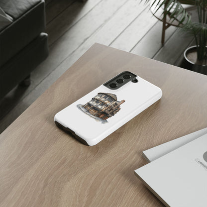 Artistic Phone Case - Tough Cases with Historic Building Design