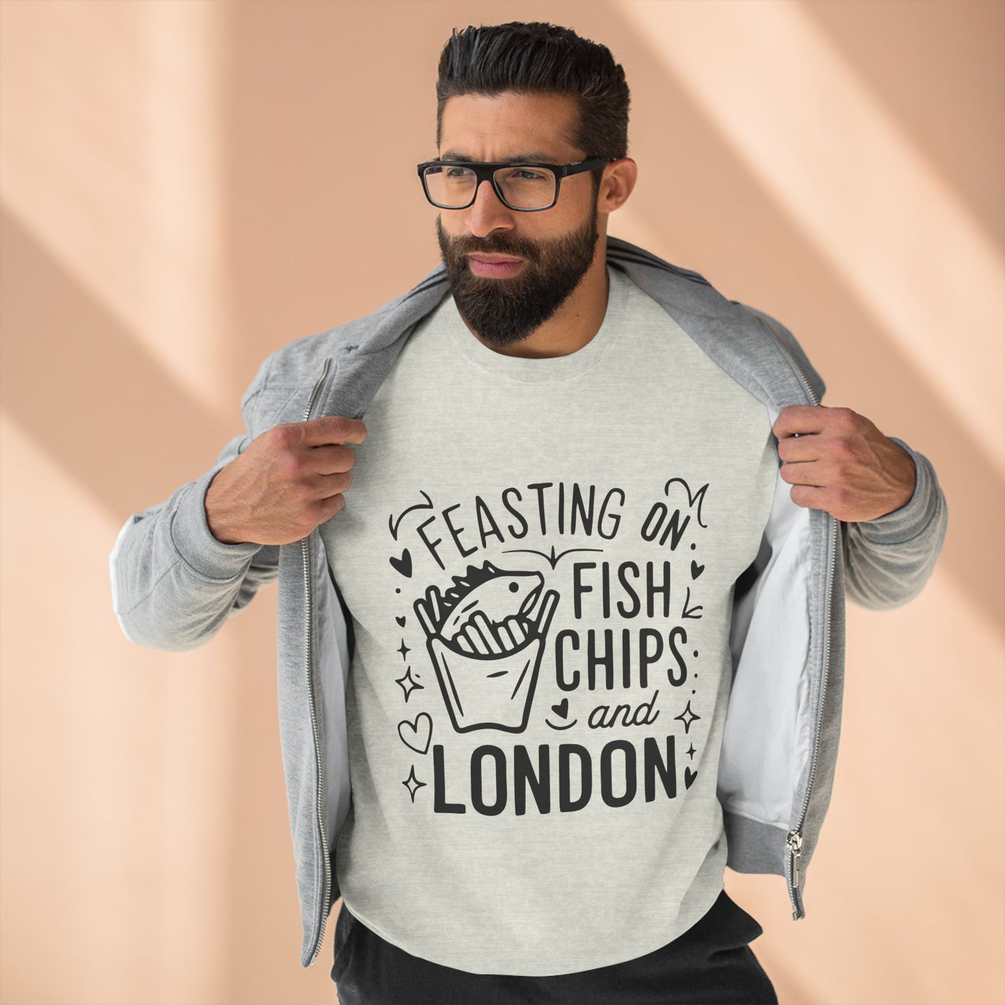 Unisex Crewneck Sweatshirt - Fish Chips and London