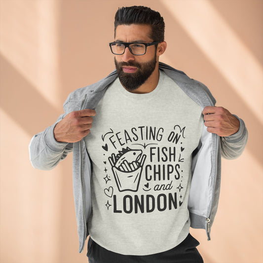 Unisex Crewneck Sweatshirt - Fish Chips and London