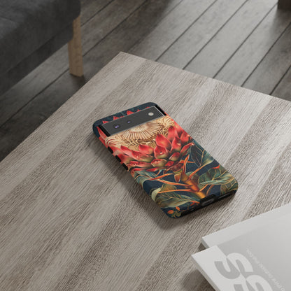 Tough Cases: Vibrant Floral Phone Case, Tough Phone Covers, Floral Art Cases, Nature Design Accessories, Gift for Nature Lovers