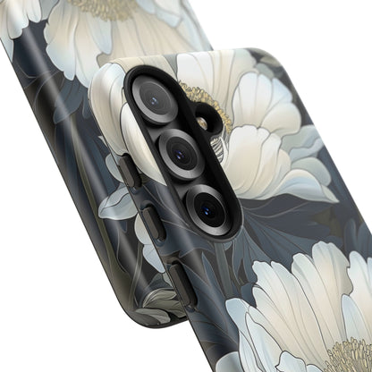 Elegant Floral Phone Case, Floral iPhone Cover, Flower Art Phone Case, Eco-Friendly Mobile Protection, Tough & Stylish Phone Case