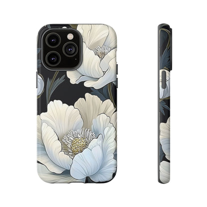 Floral Phone Case, Tough Cases for Women, Stylish Phone Cover, Floral Design Phone Protector, Nature Inspired Tech Accessories