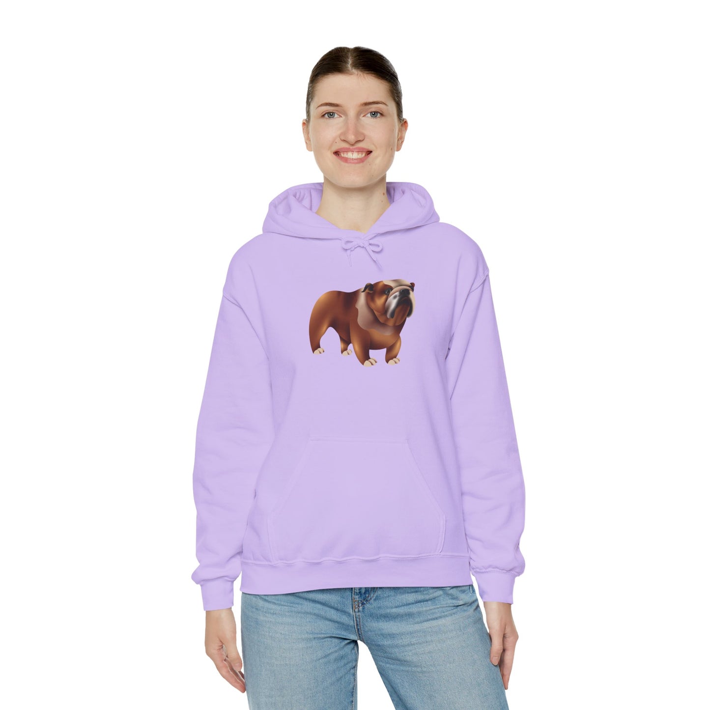 Unisex Heavy Blend™ Hooded Sweatshirt - Adorable British Dog