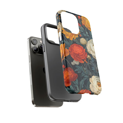 Floral Tough Case for Phones | Durable Floral Phone Cover, Boho Chic, Unique Gift for Her, Phone Protection, Flower Design