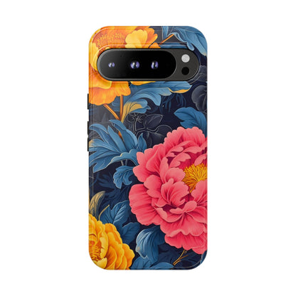 Floral Phone Case, Tough Cases, Stylish Mobile Cover, Gifts for Her, Phone Accessories, Unique Flower Design