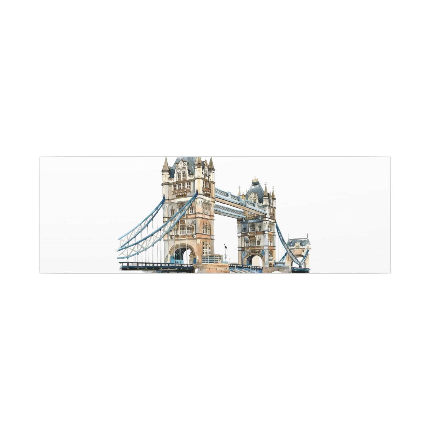 London Bridge Matte Canvas Wall Art, Elegant Home Decor, Unique Gift for Art Lovers, Travel Enthusiast Wall Decor, Modern Aesthetic