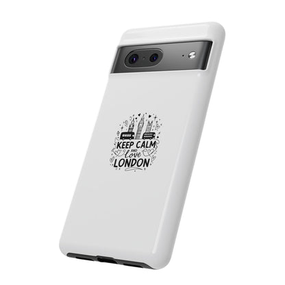 London Keepsake Phone Case - Keep Calm and Love London Design