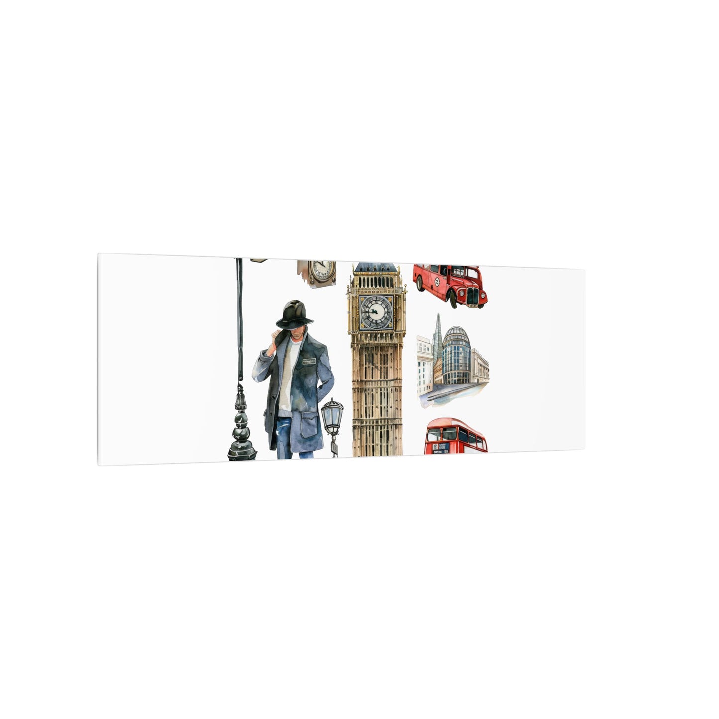 Canvas Art Print, London Skyline, Home Decor, Wall Art, Gift Idea, Travel Memories, Modern Wall Art