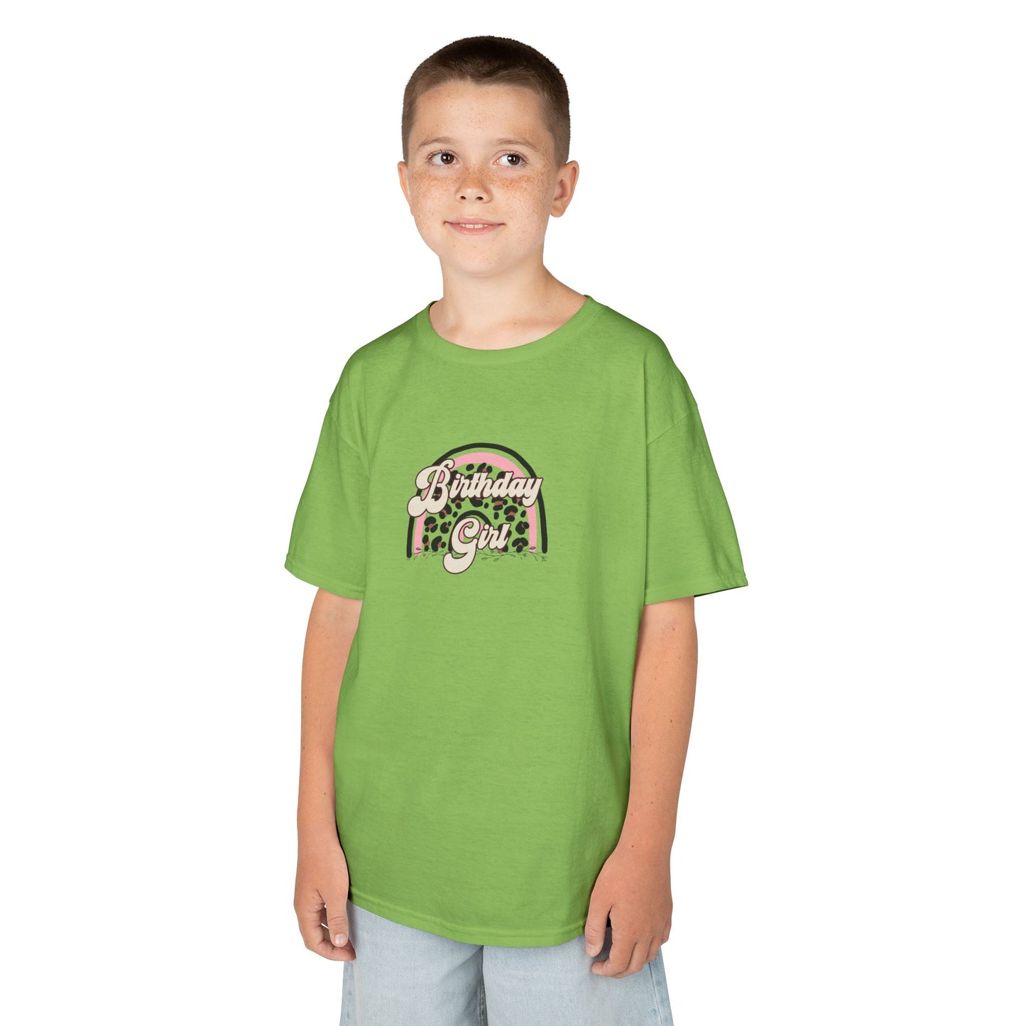 Kids Heavy Cotton™ Tee - Birthday Girl - Perfect for Celebrations!