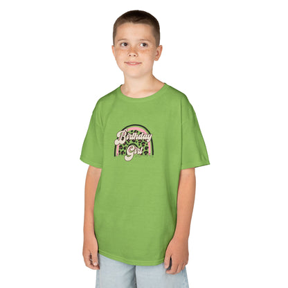 Kids Heavy Cotton™ Tee - Birthday Girl - Perfect for Celebrations!