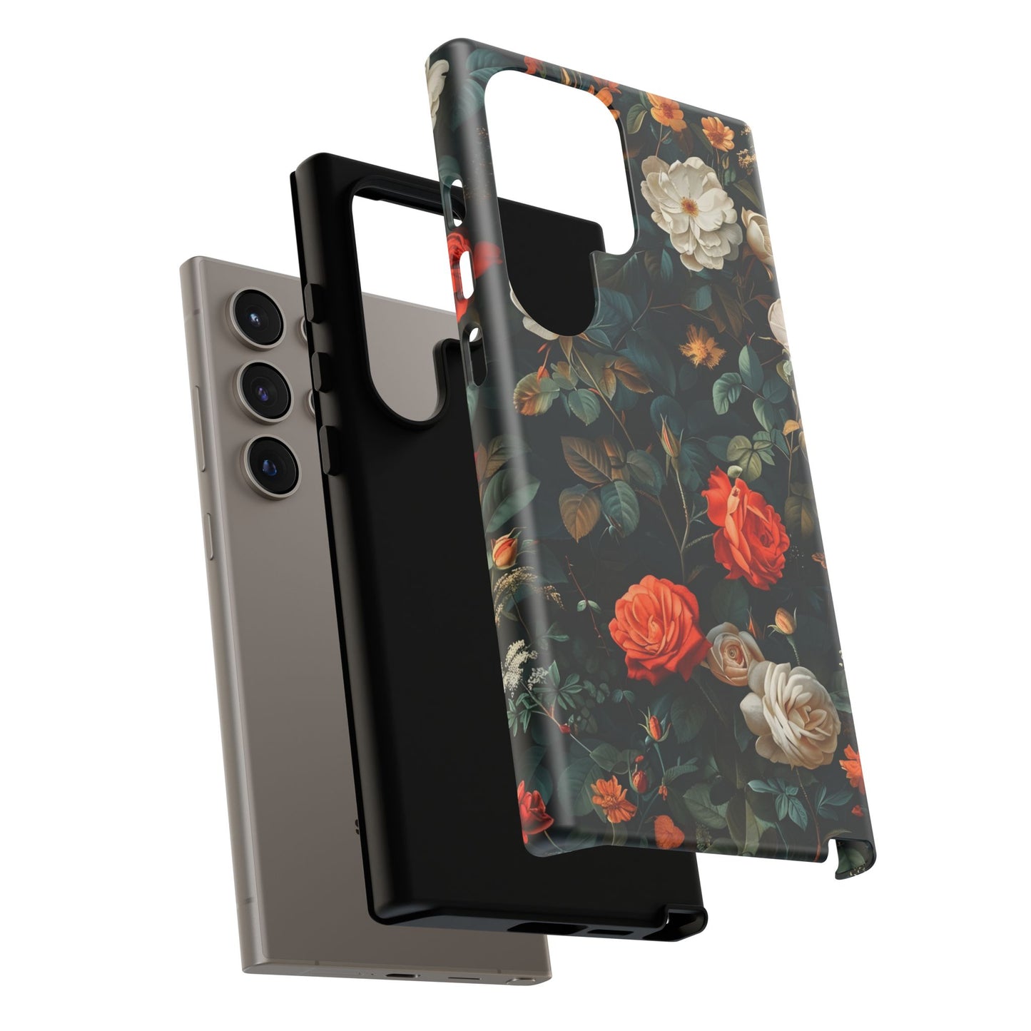 Floral Phone Case | Tough Cases with Elegant Design | Gift for Her, Mother's Day, Birthdays, Personalized, Trendy Tech Accessories