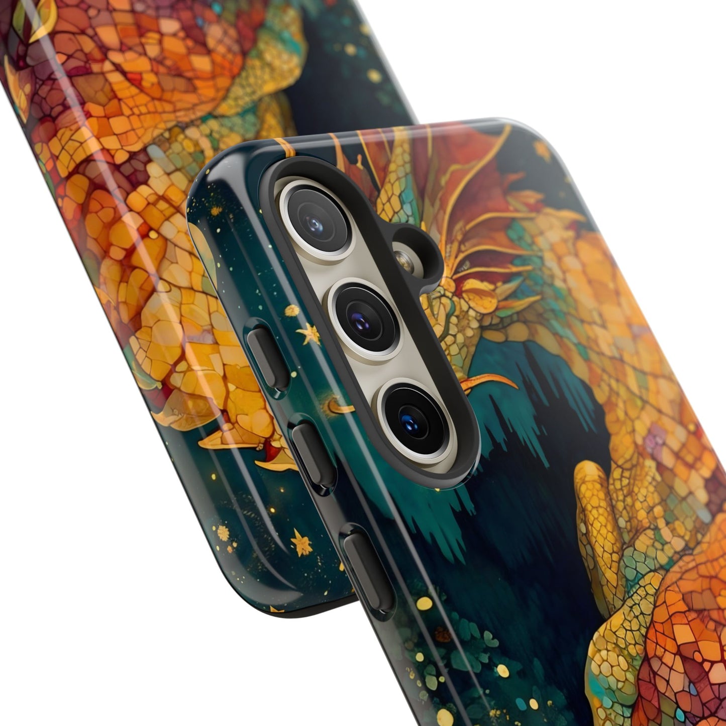 Dragon Art Phone Case, Tough Phone Cover, Fantasy Gift, Unique Mobile Accessory, Dragon Lover Gift, Stylish Protection