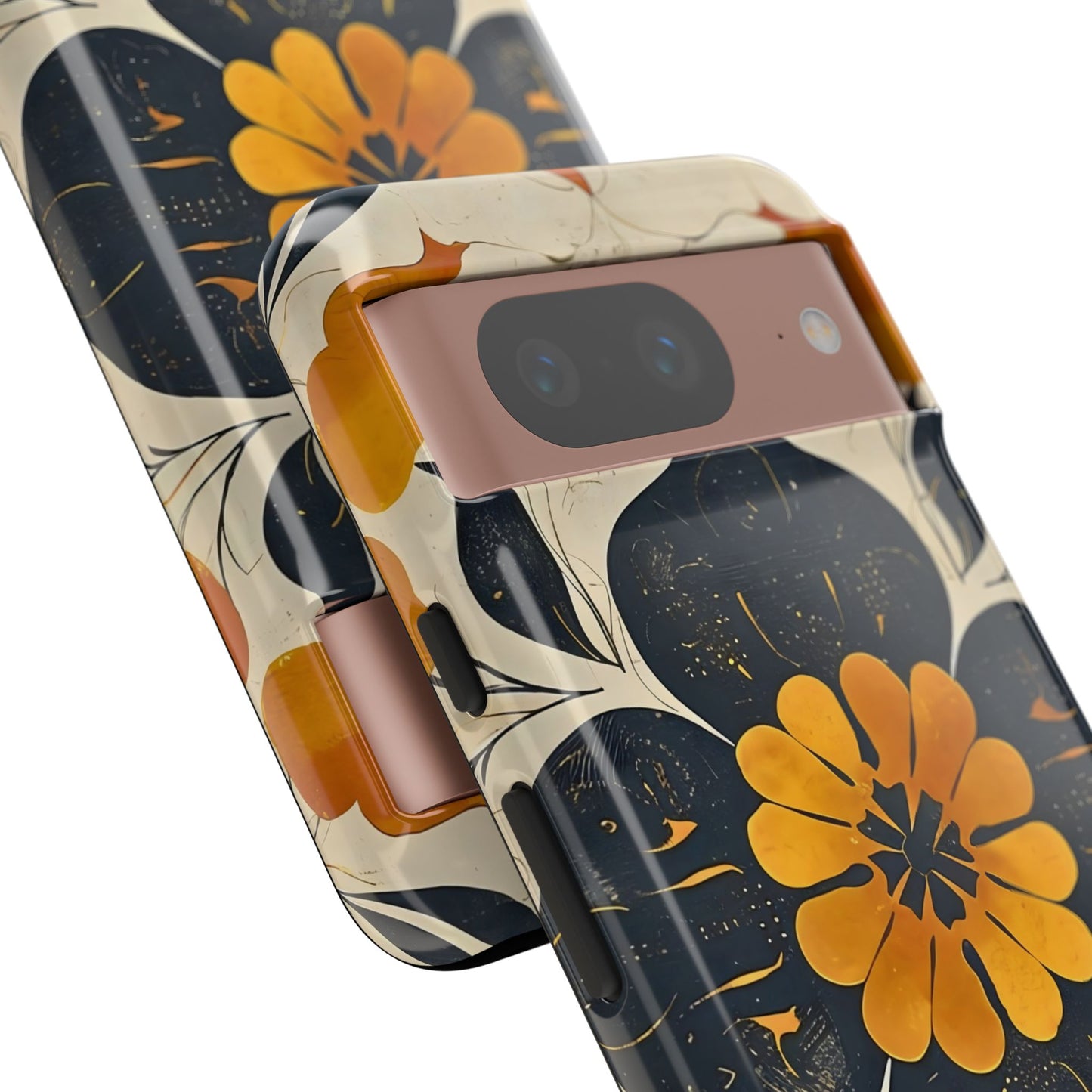 Floral Phone Case - Tough Cases, Botanical iPhone Cover, Vintage Flower Design, Durable Smartphone Protection, Unique Gift Idea